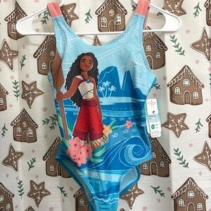 Moana Themed Blue Swimsuit